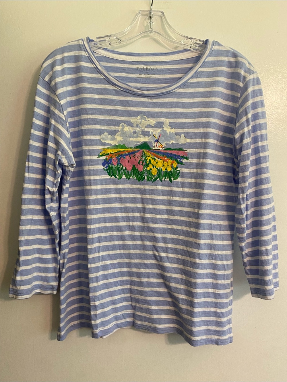 Talbots Striped Windmill Top- Size M